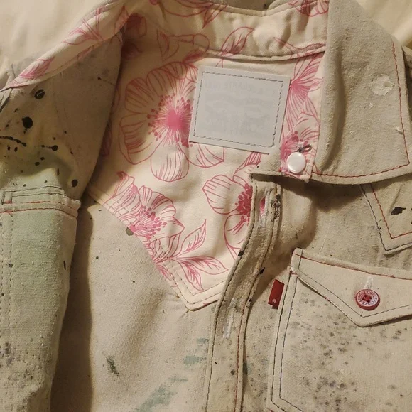 Levi's Canvas Tarp Western Pearl Shirt Custom Tailor Shop - Picture 12 of 16